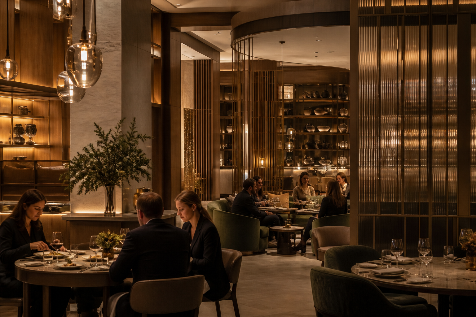 Golden Pine dining room